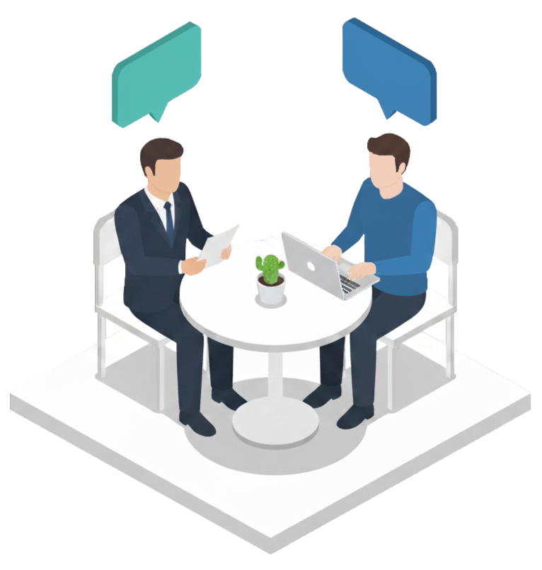 会議をしている画像